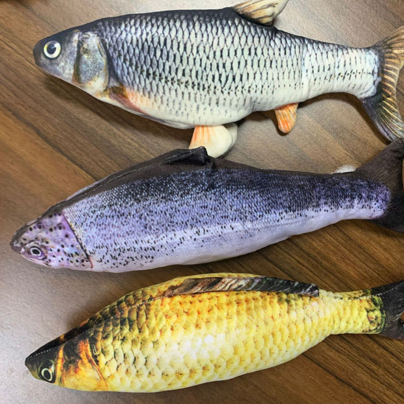 Electric Fish Toy for Cats – Realistic Jumping Motion, No Catnip