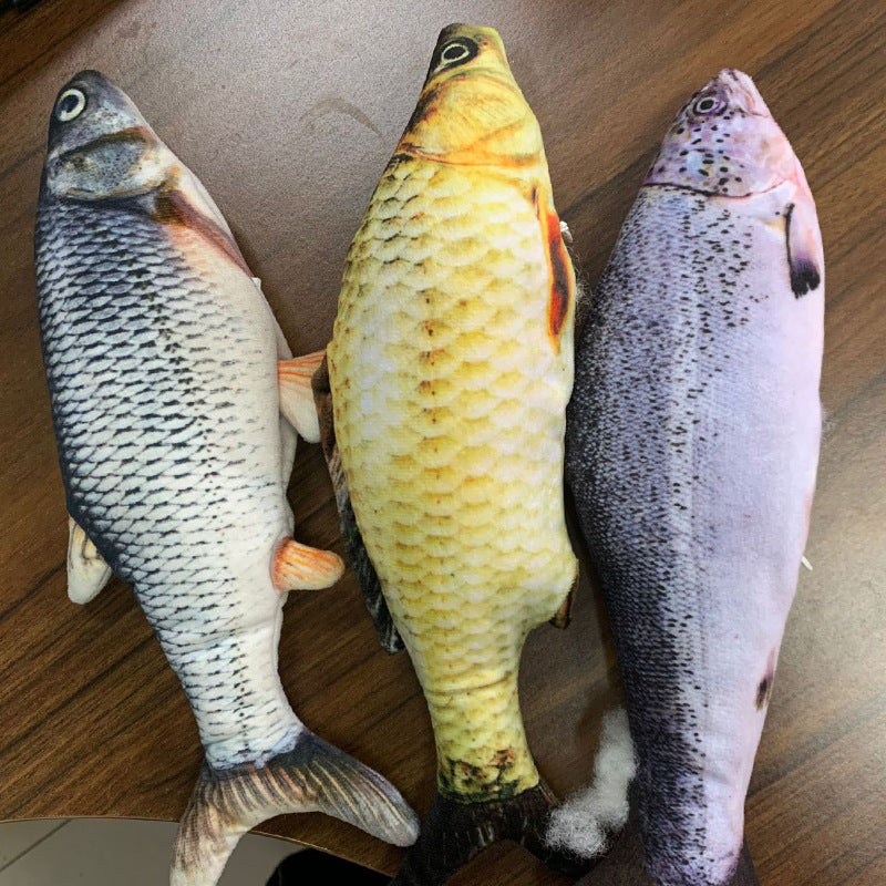 Electric Fish Toy for Cats – Realistic Jumping Motion, No Catnip