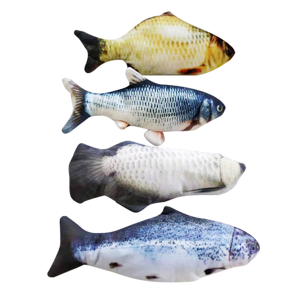 Electric Fish Toy for Cats – Realistic Jumping Motion, No Catnip