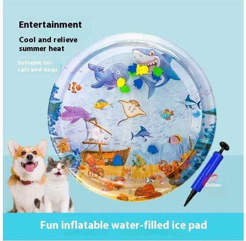 Summer Cooling Pet Bed – Ice Pad Mat for Dogs & Cats